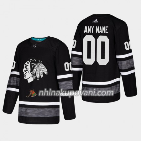 Chicago Blackhawks Dresy Personalizované Černá 2019 NHL All-Star Adidas Authentic - Pánské Chicago Blackhawks Dresy Personalizované Černá 2019 NHL All-Star Adidas Authentic - Pánské